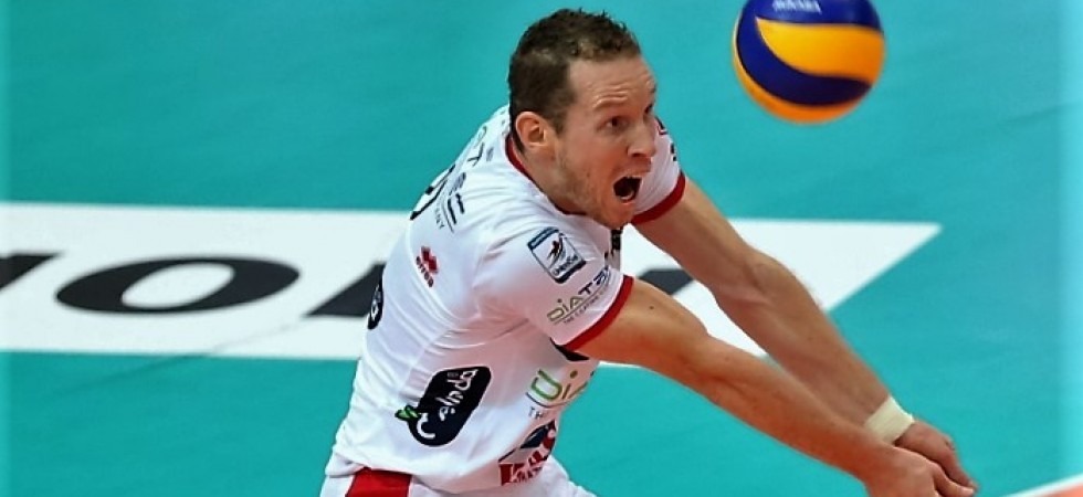Tine Urnaut in ricezione (foto di Marco Trabalza)